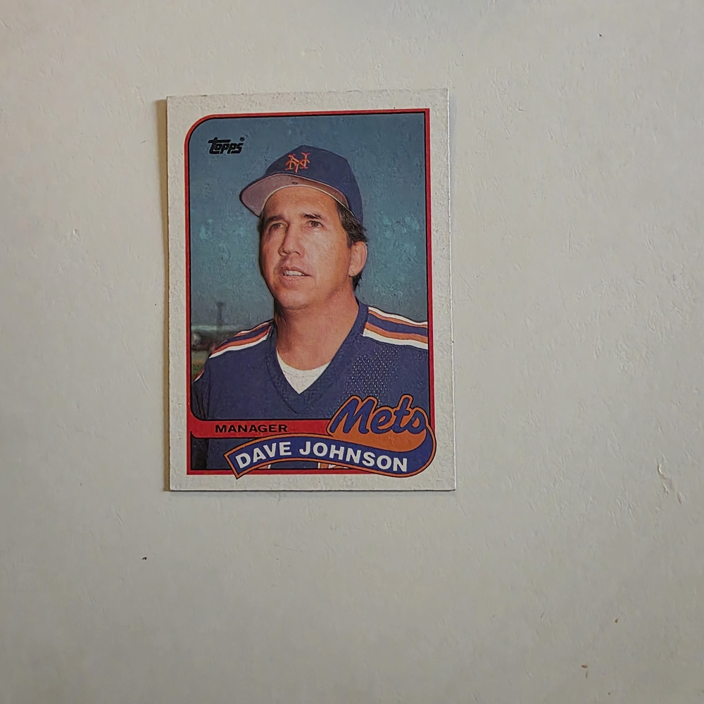 Topps Pink and Black Mets Manager Card